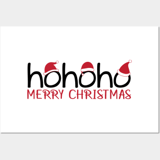 hohoho Merry Christmas Posters and Art